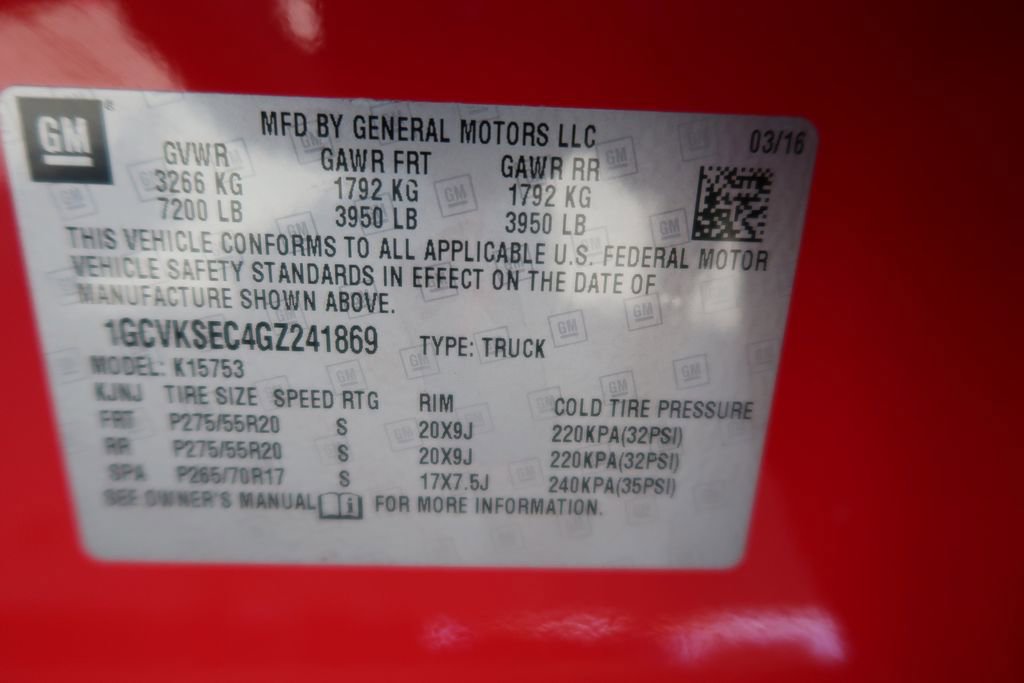 Certified 2016 Chevrolet Silverado 1500 LTZ w/ LTZ Plus Package image 42