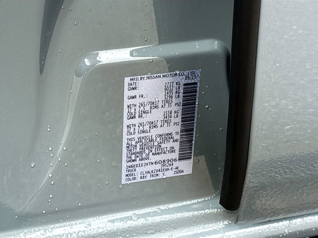 New 2026 Nissan Frontier Pro-X image 31
