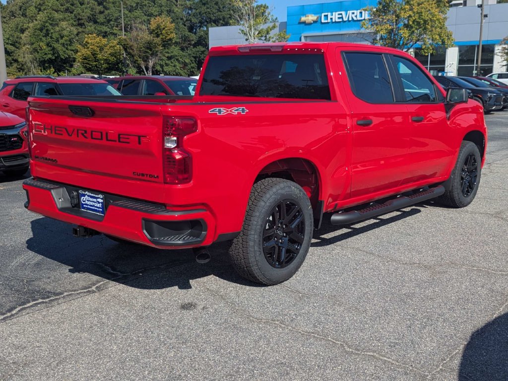 New 2026 Chevrolet Silverado 1500 Custom w/ Turbomax Blackout Package AWD/4WD image 4