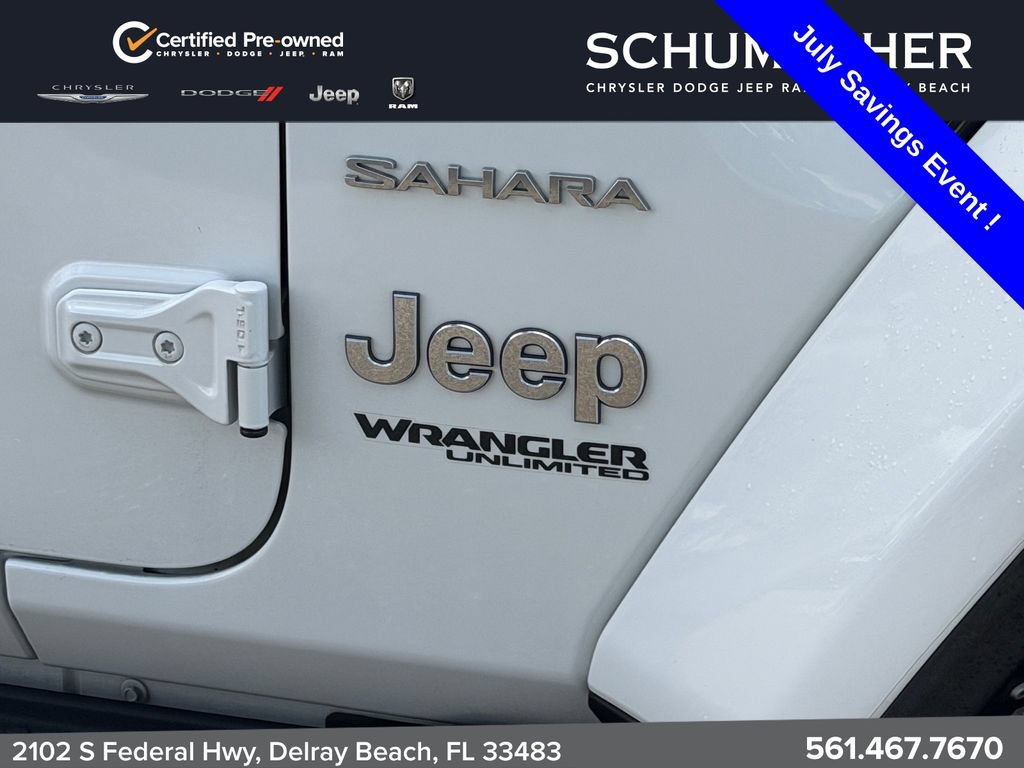 Used 2022 Jeep Wrangler Unlimited Sahara w/ LED Lighting Group AWD/4WD image 10