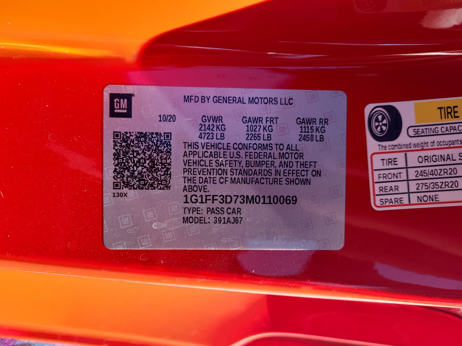 Used 2021 Chevrolet Camaro SS image 25