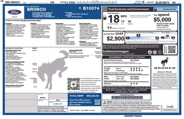 New 2025 Ford Bronco Badlands image 31