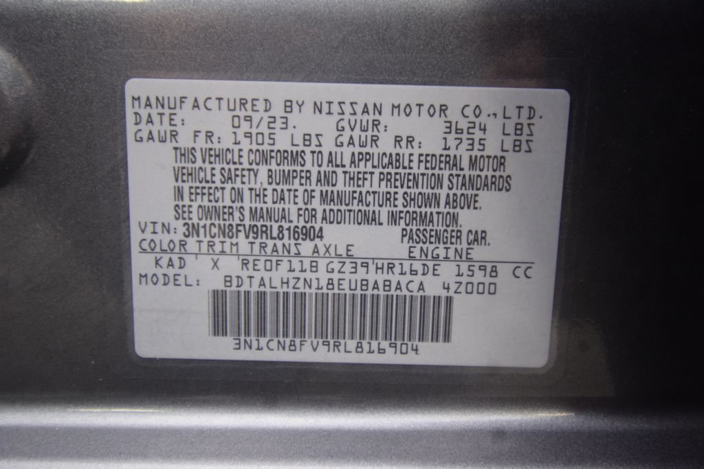 Used 2024 Nissan Versa SR w/ Trunk Package FWD image 28