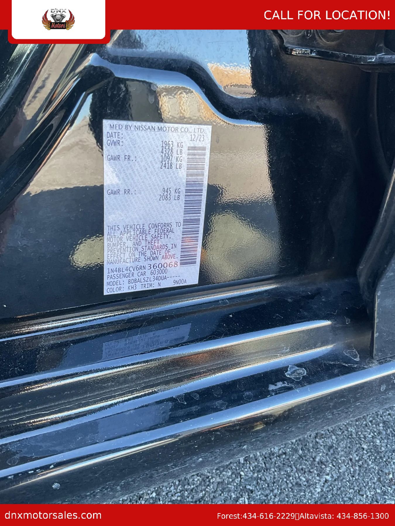 Used 2024 Nissan Altima 2.5 SR image 16