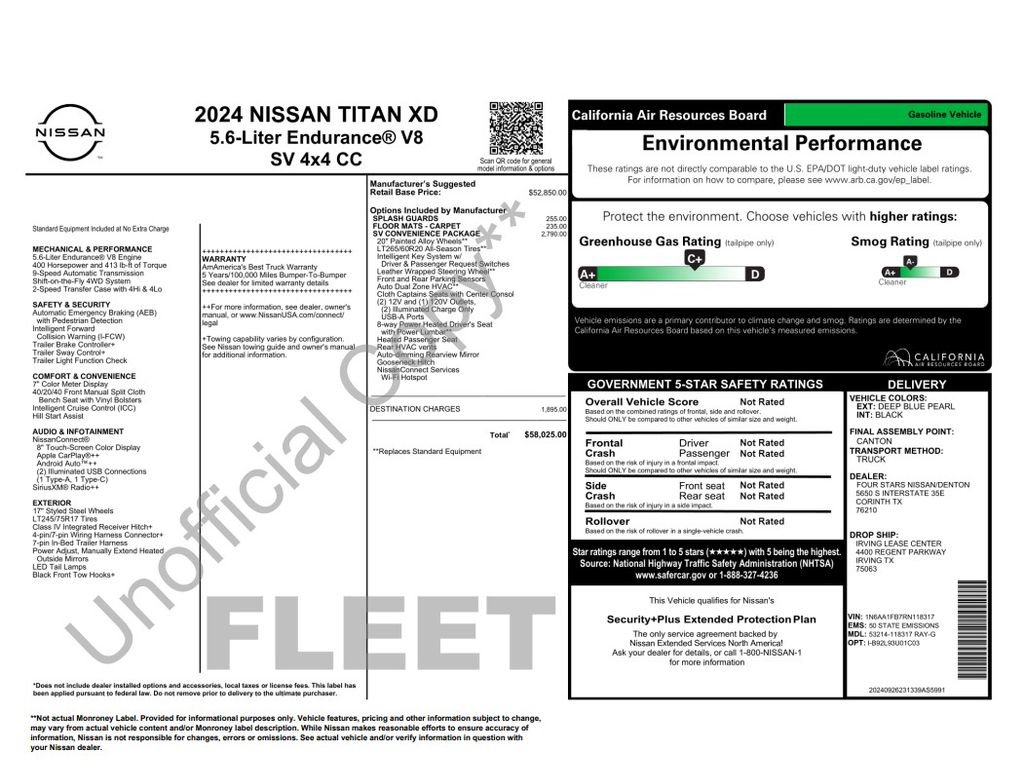 Used 2024 Nissan Titan SV w/ SV Convenience Package image 4
