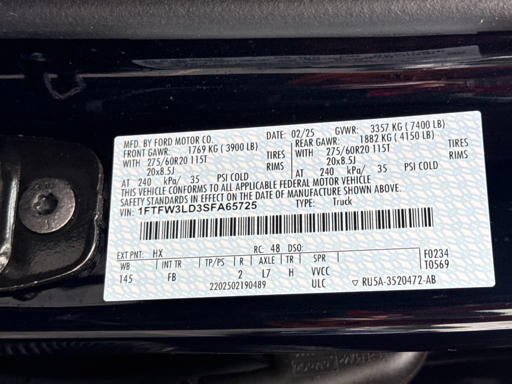 Used 2025 Ford F150 XLT w/ Equipment Group 302A MID AWD/4WD image 36