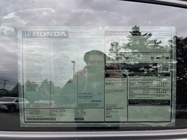 New 2026 Honda HR-V EX-L image 31