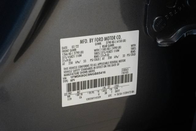 Used 2022 Ford Explorer ST w/ Equipment Group 401A AWD/4WD image 40