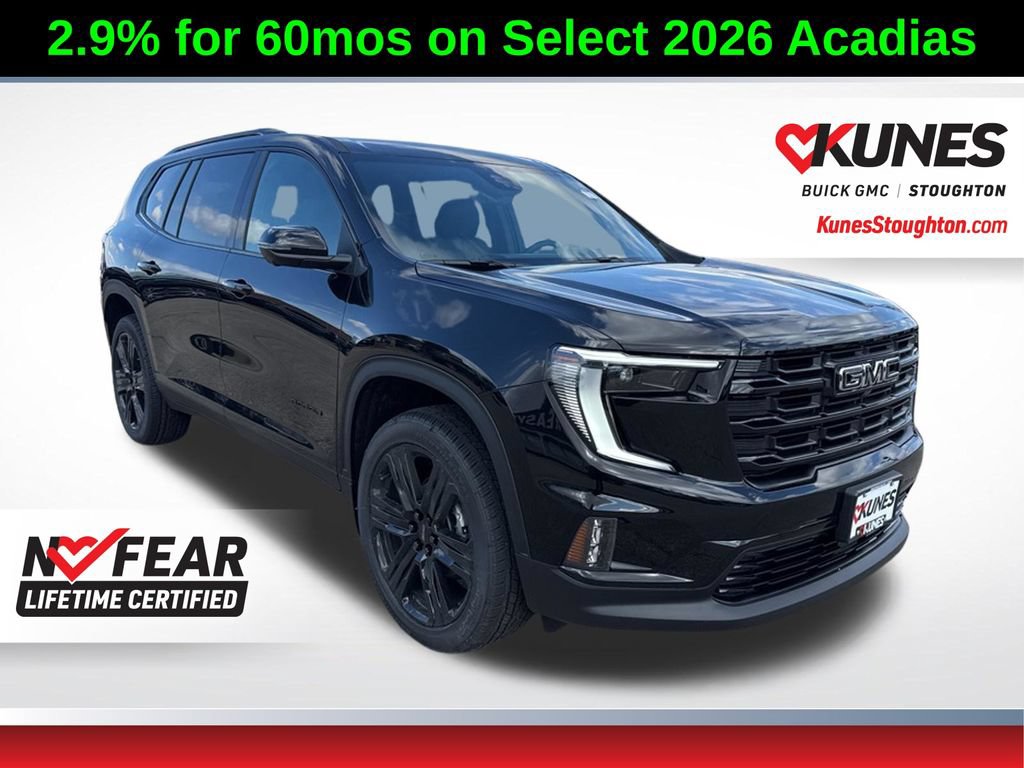 New 2026 GMC Acadia Elevation w/ Black Edition