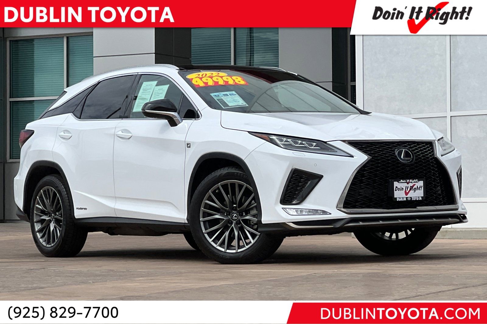 Used 2022 Lexus RX 450h F Sport w/ Accessory Package