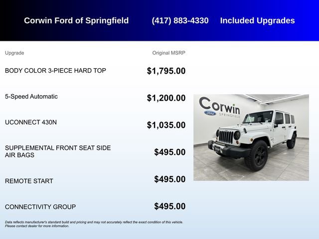 Used 2013 Jeep Wrangler Unlimited Sahara w/ Connectivity Group image 5