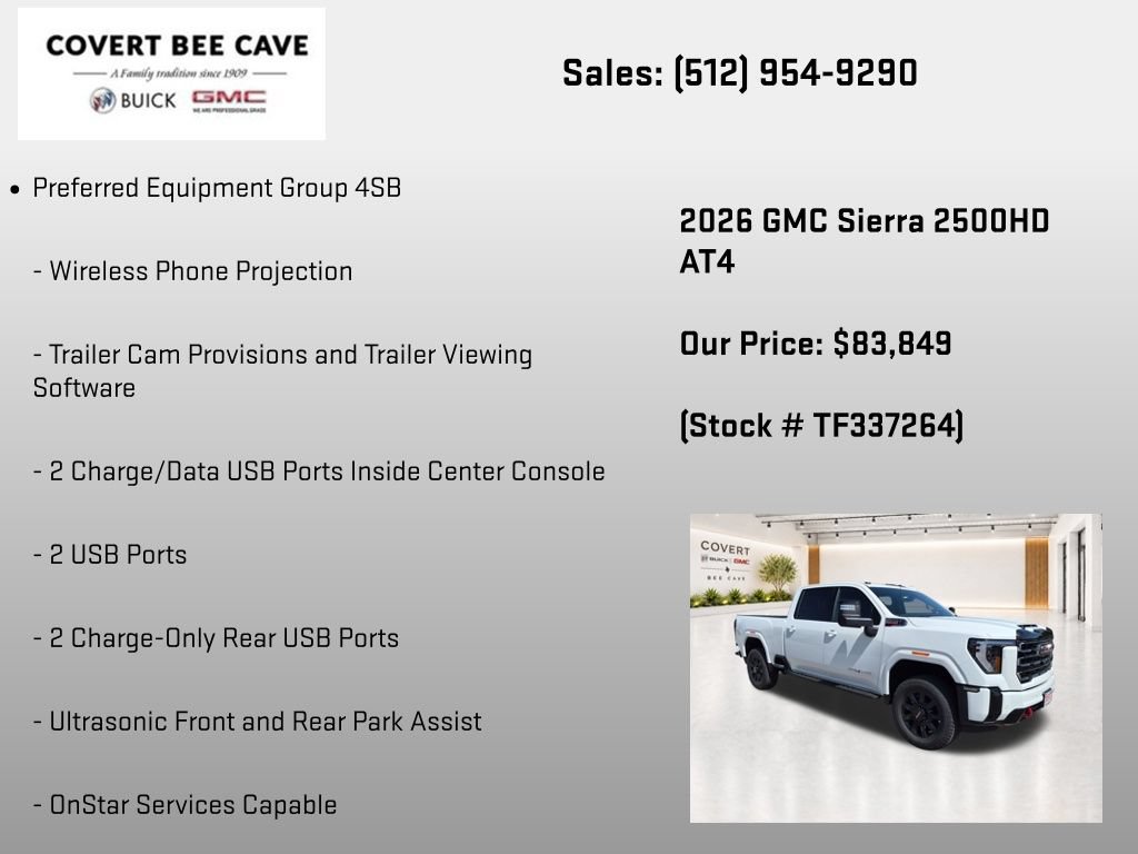New 2026 GMC Sierra 2500 AT4 w/ AT4 Premium Plus Package AWD/4WD image 25