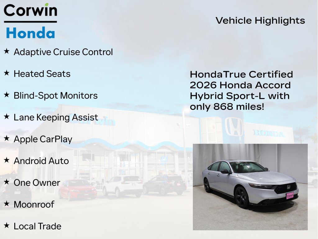 Used 2026 Honda Accord Sport image 9