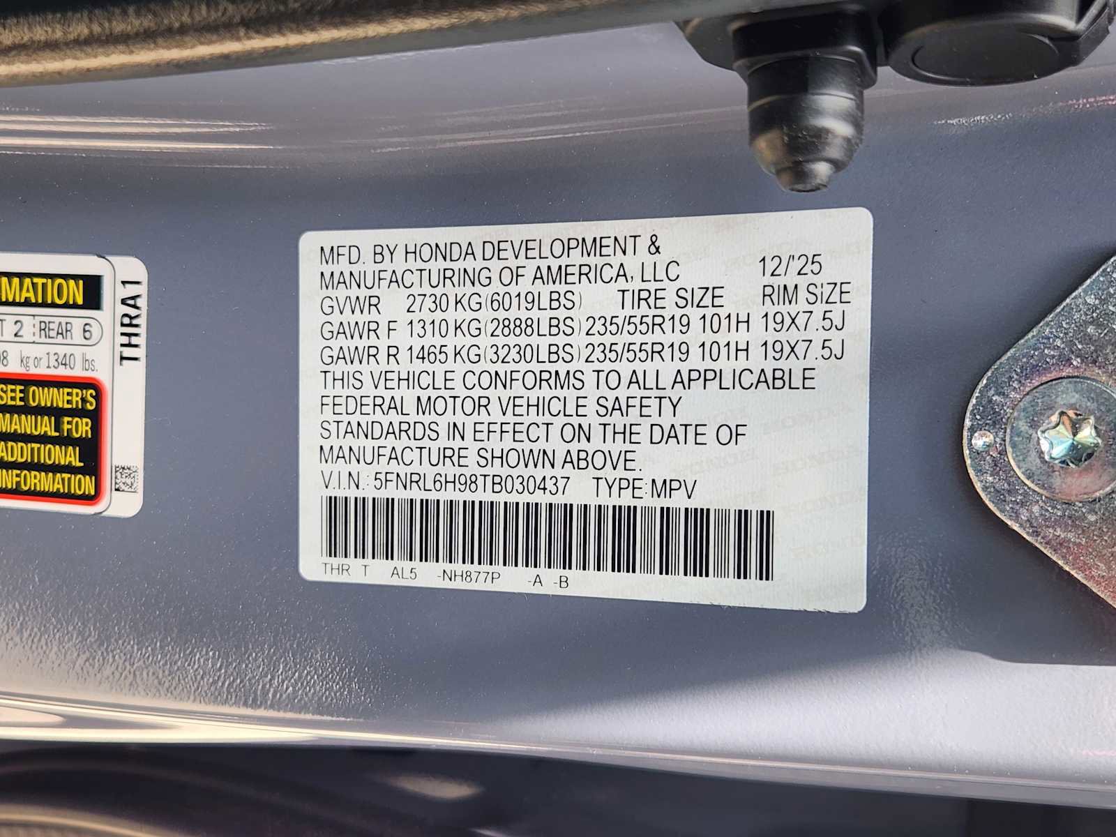 Used 2026 Honda Odyssey Elite image 35