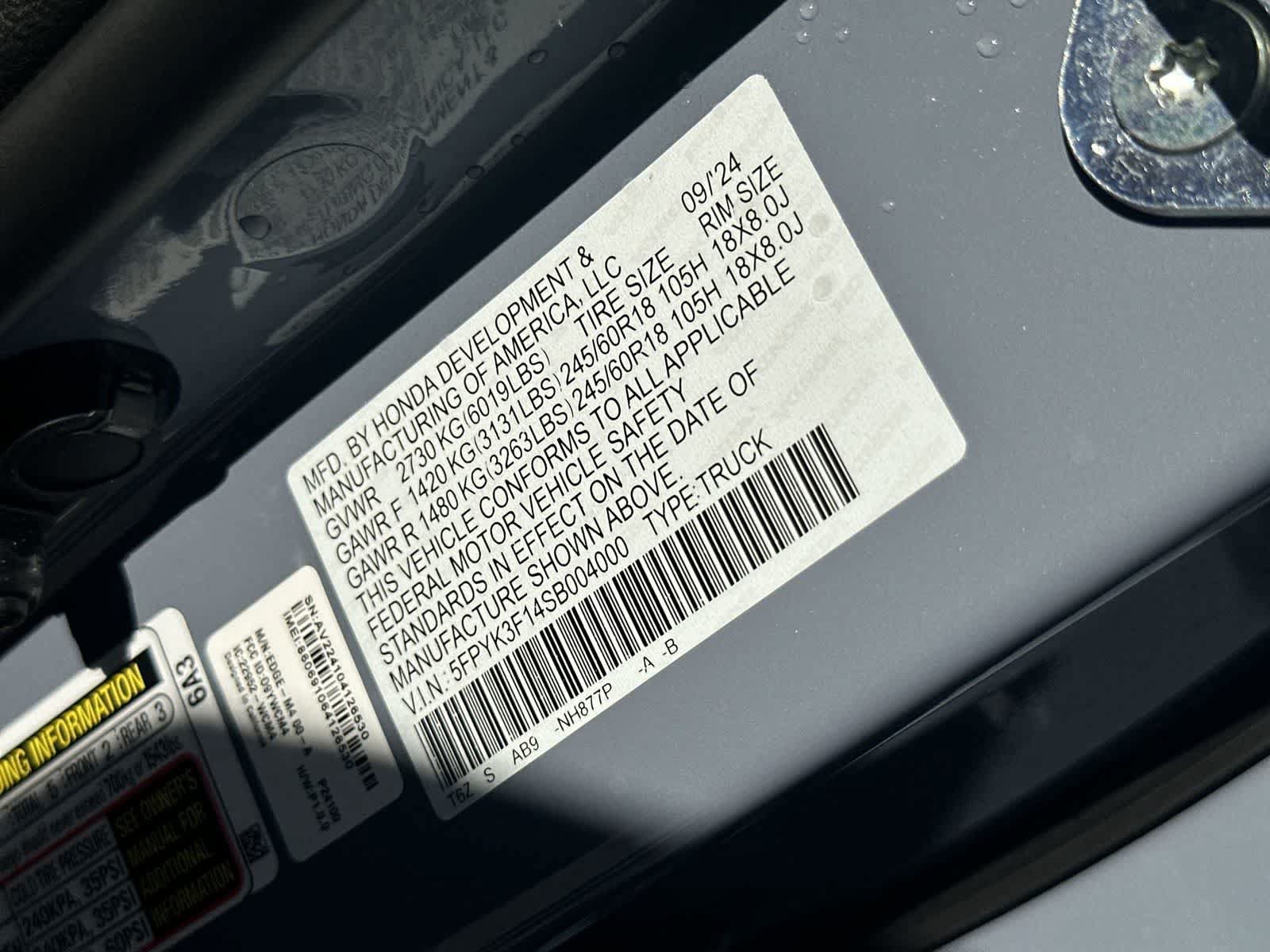 Used 2025 Honda Ridgeline Sport image 23