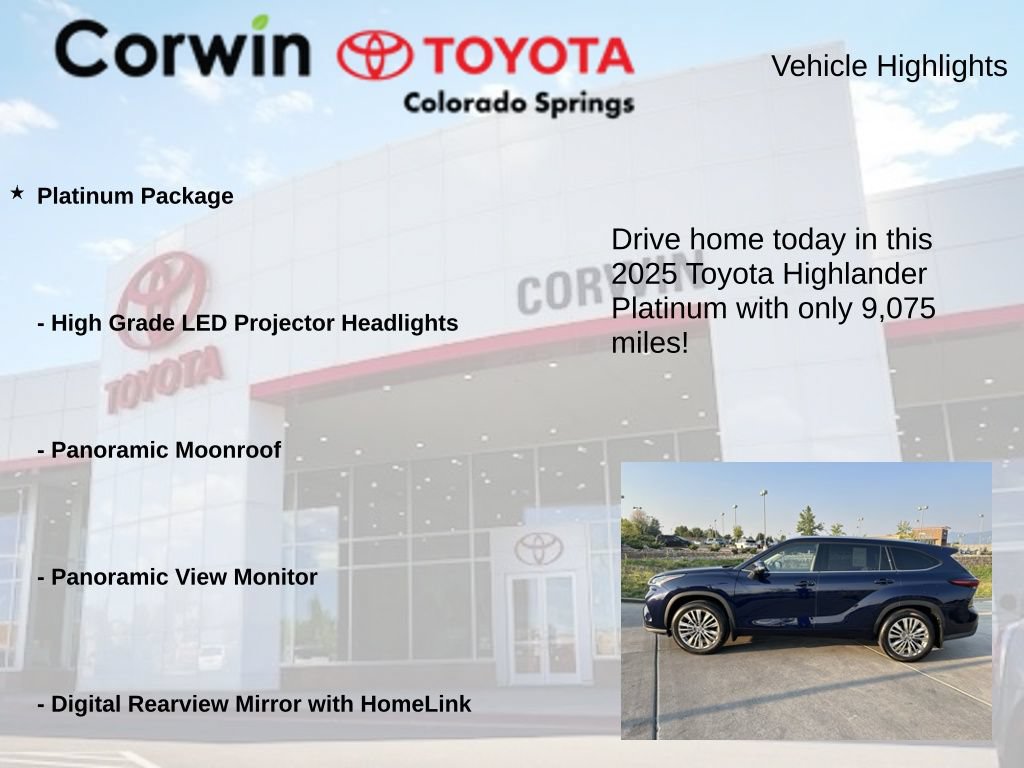 Used 2025 Toyota Highlander Platinum AWD/4WD image 6