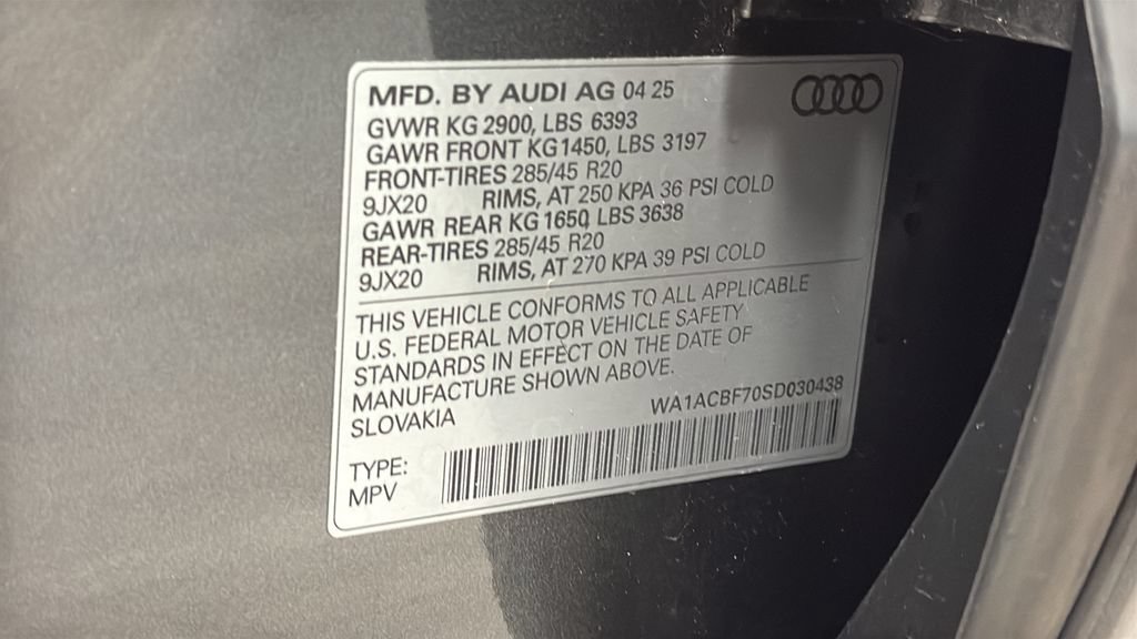Used 2025 Audi Q7 2.0T Premium w/ Convenience Plus Package AWD/4WD image 26