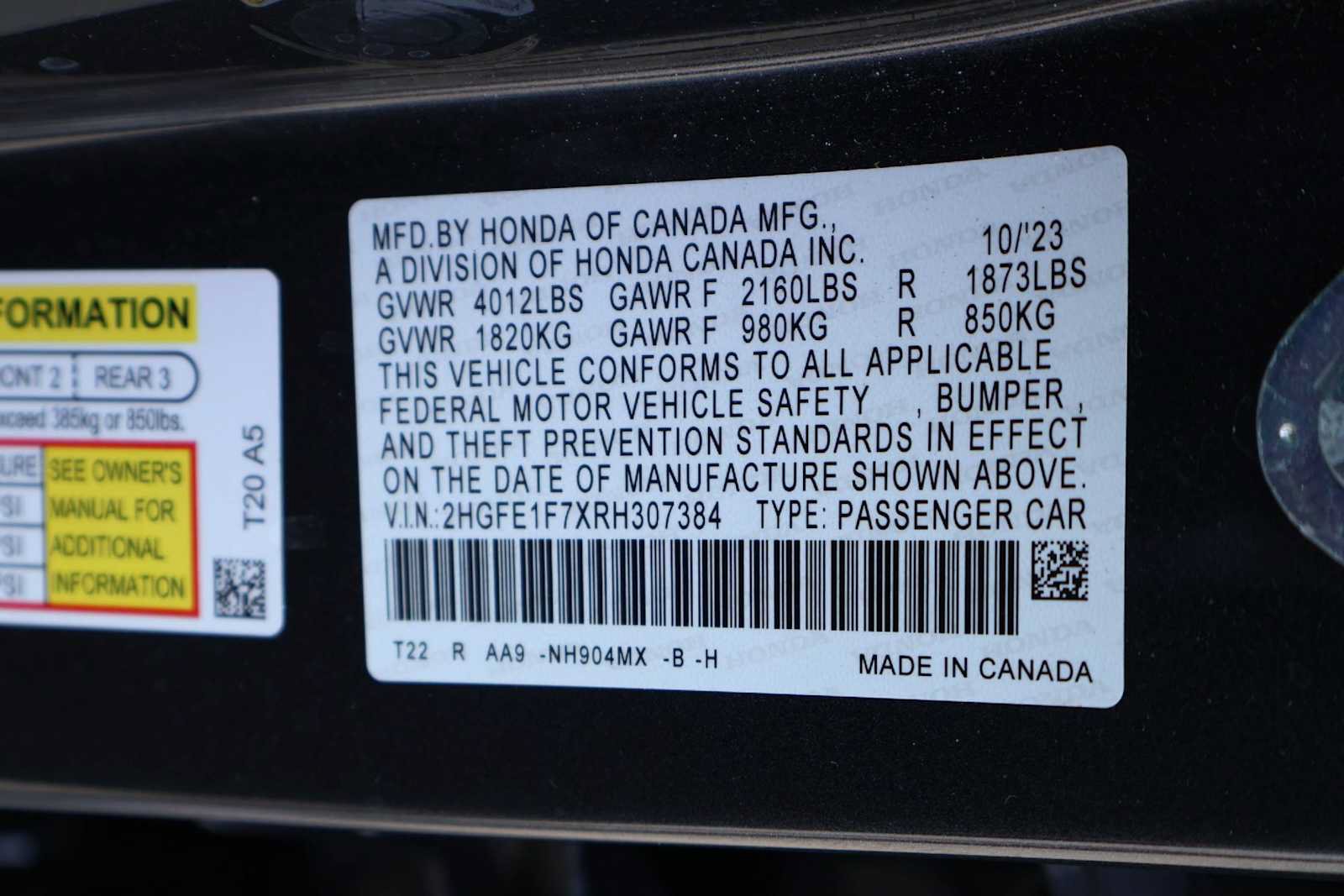 Used 2024 Honda Civic EX image 21