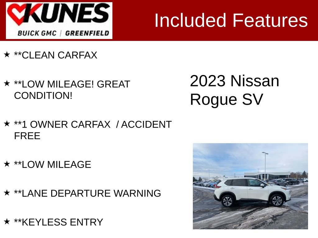 Used 2023 Nissan Rogue SV image 3