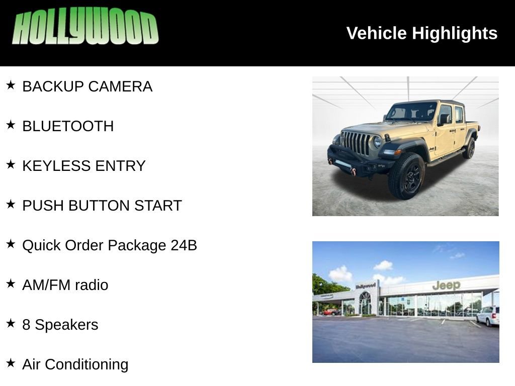 Used 2020 Jeep Gladiator Sport AWD/4WD image 3