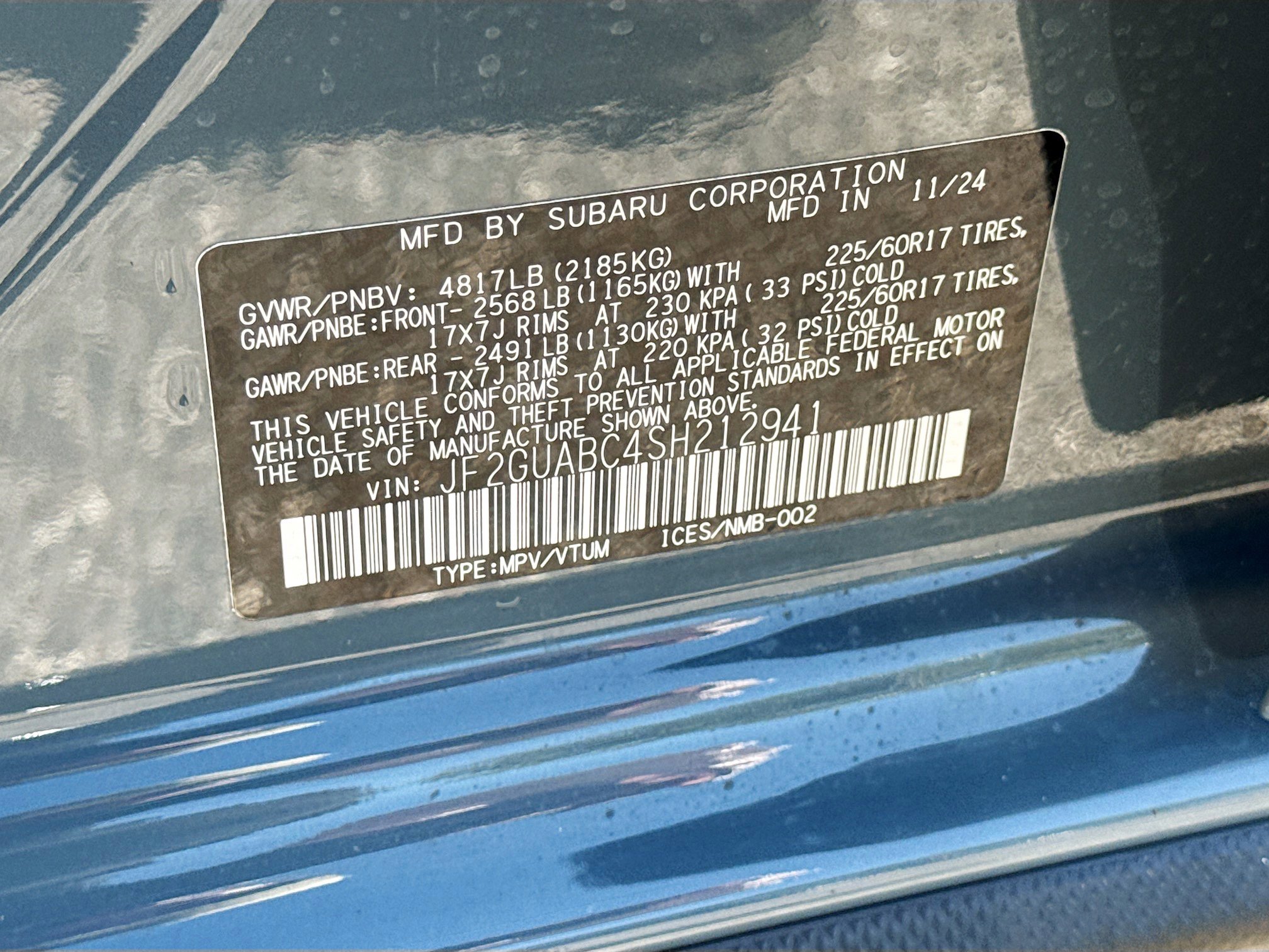 Certified 2025 Subaru Crosstrek 2.0i image 42