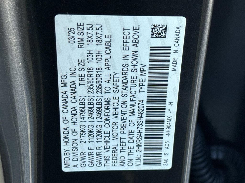 Certified 2025 Honda CR-V EX-L image 31