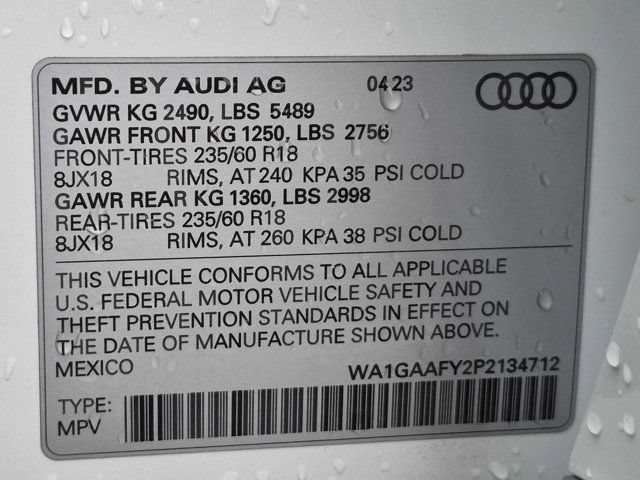 Certified 2023 Audi Q5 2.0T Premium w/ Convenience Package AWD/4WD image 23