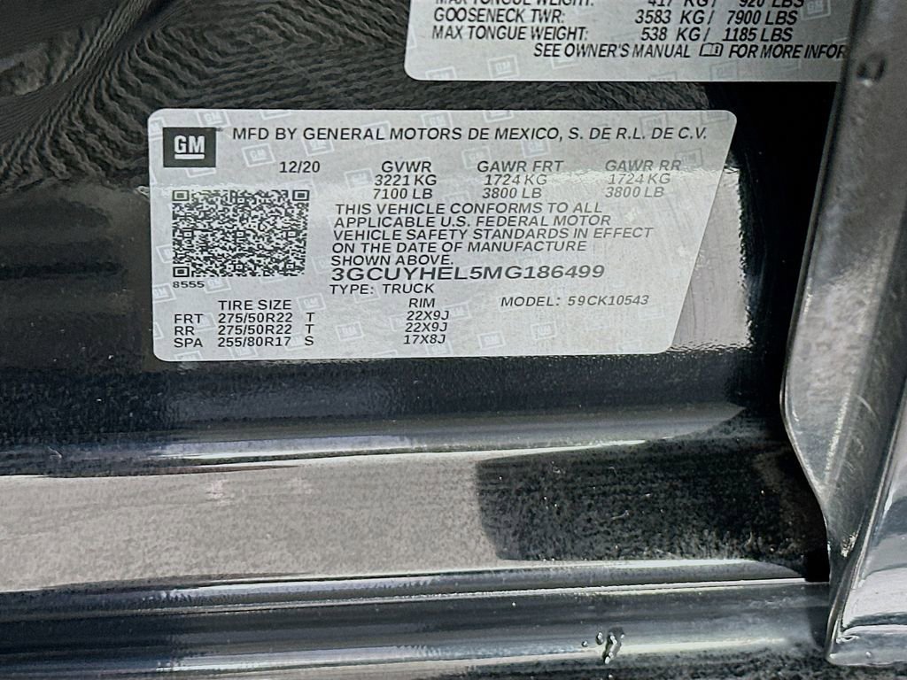 Used 2021 Chevrolet Silverado 1500 High Country image 32