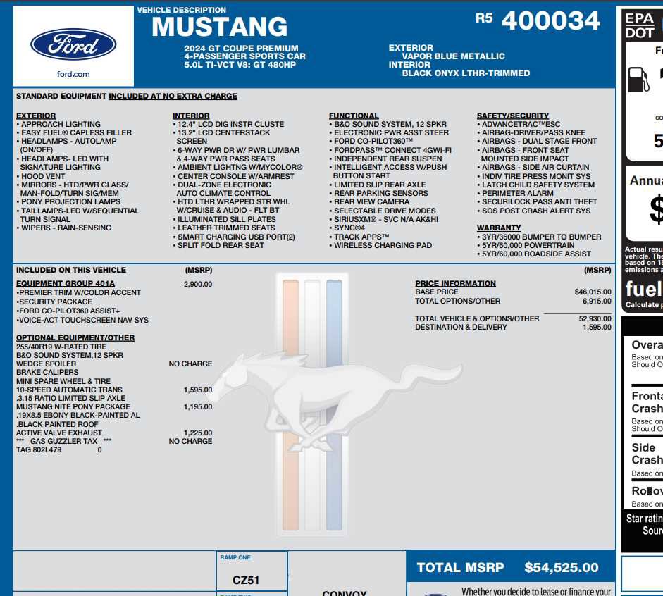 Used 2024 Ford Mustang GT Premium image 2