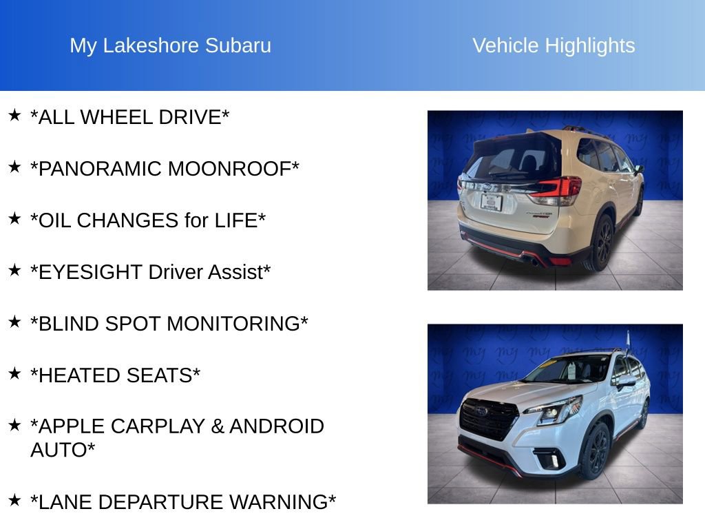 Certified 2023 Subaru Forester Sport image 6