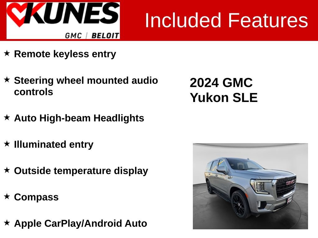 Used 2024 GMC Yukon SLE AWD/4WD image 2