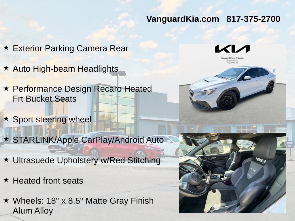 Used 2022 Subaru WRX GT AWD/4WD image 12