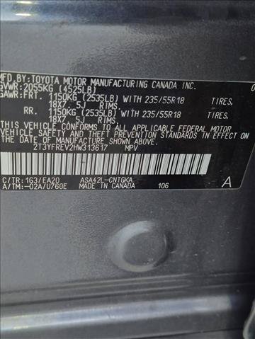 Used 2017 Toyota RAV4 Platinum FWD image 22