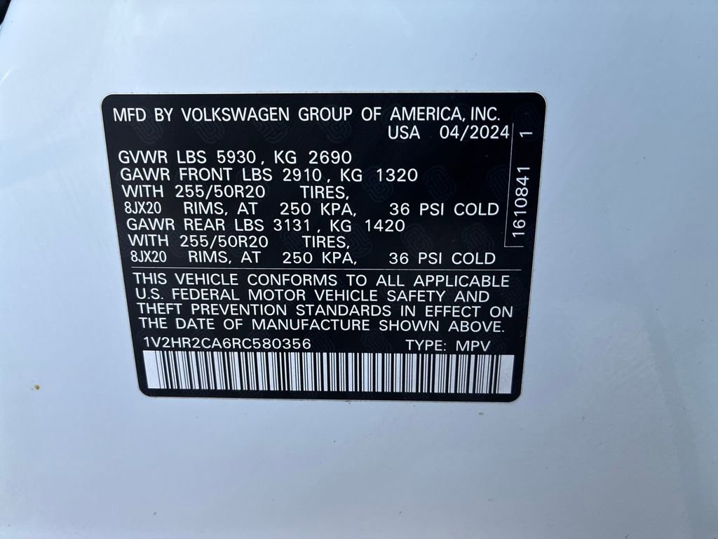 Used 2024 Volkswagen Atlas SE AWD/4WD image 29