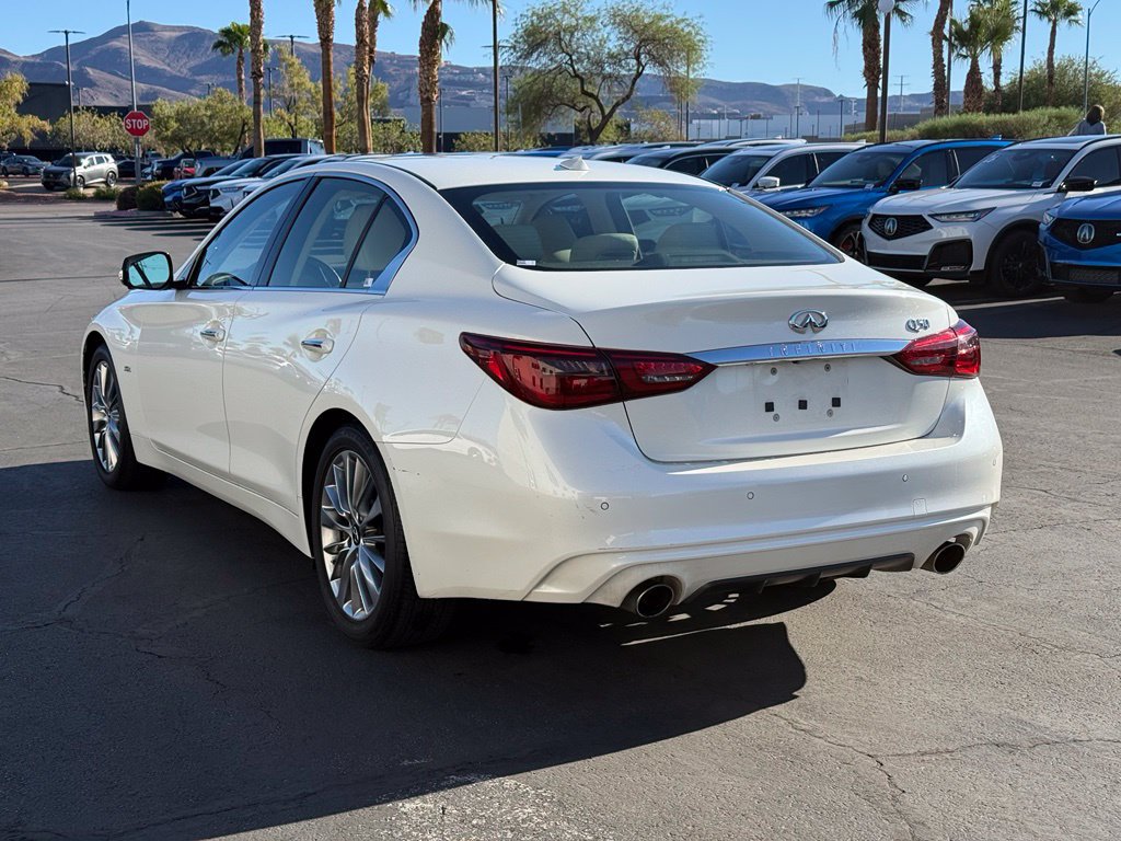 Used 2020 INFINITI Q50 Luxe w/ Essential Package (3.0T Luxe) RWD image 8