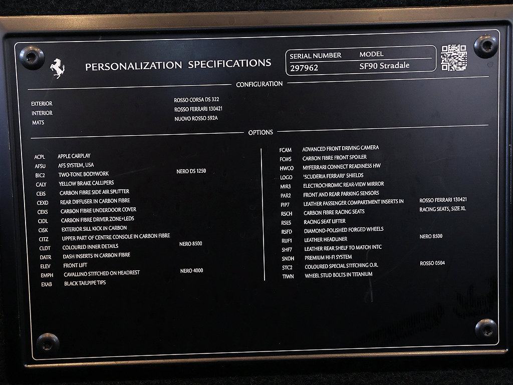 Certified 2023 Ferrari SF90 Stradale AWD/4WD image 98