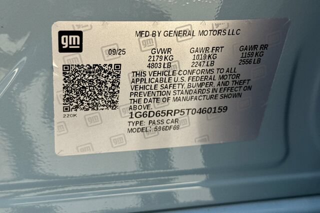Certified 2026 Cadillac CT4 V Blackwing w/ Climate Package RWD image 29
