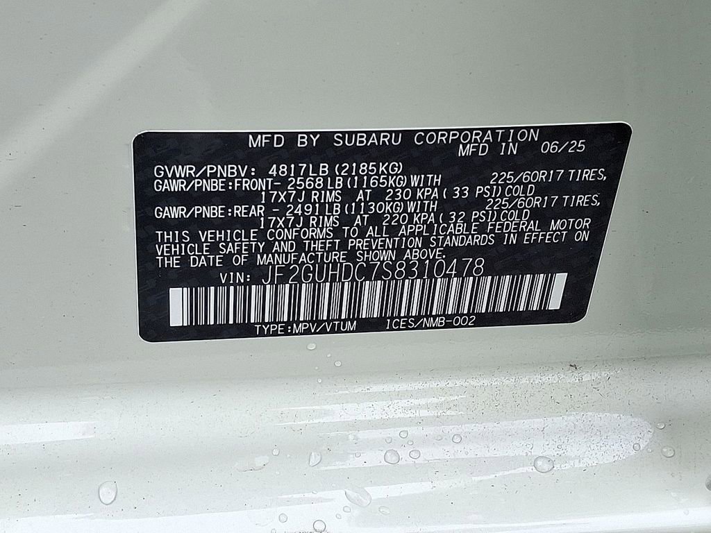 New 2025 Subaru Crosstrek 2.0i Premium image 18