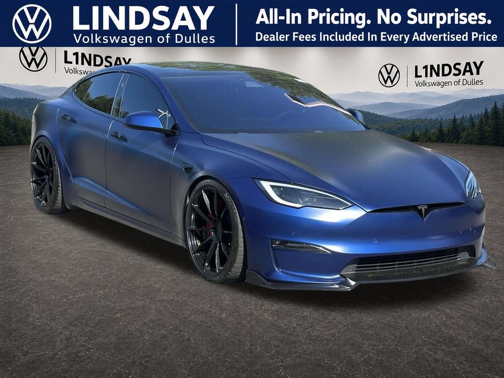 Used 2022 Tesla Model S Plaid AWD/4WD image 1