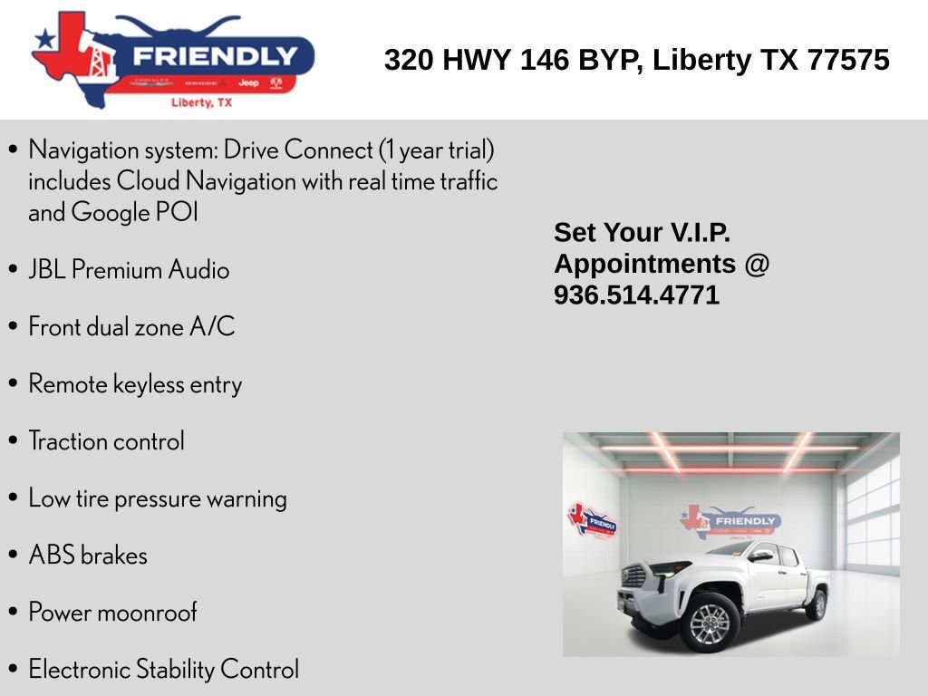Used 2024 Toyota Tacoma Limited w/ Limited Package (LT) image 5