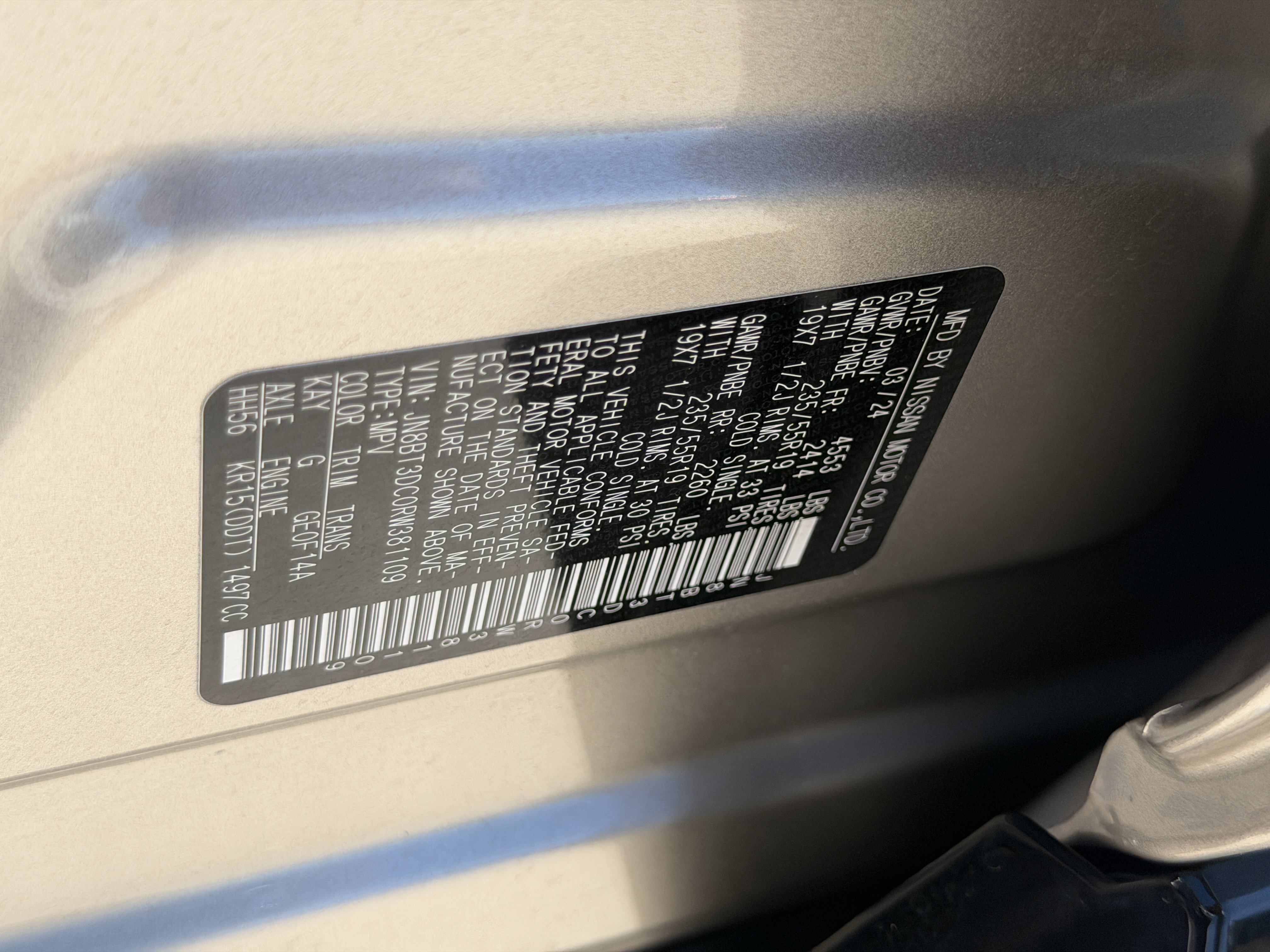 Used 2024 Nissan Rogue Platinum w/ Platinum Premium Package image 38