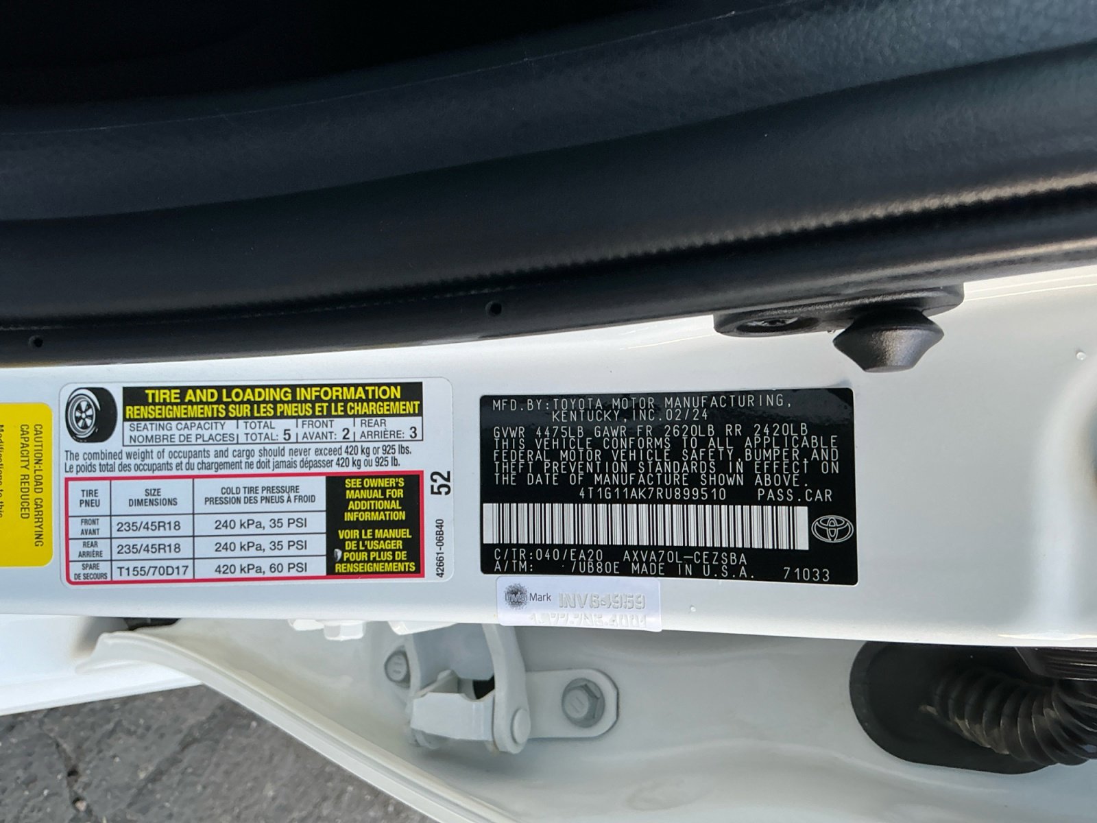 Used 2024 Toyota Camry SE image 27