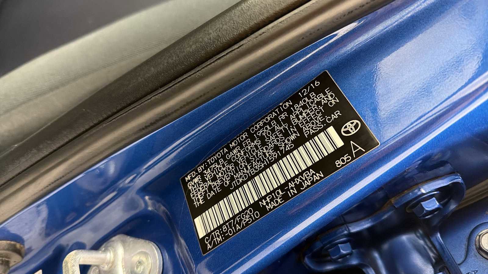 Certified 2017 Toyota Prius C Two image 11