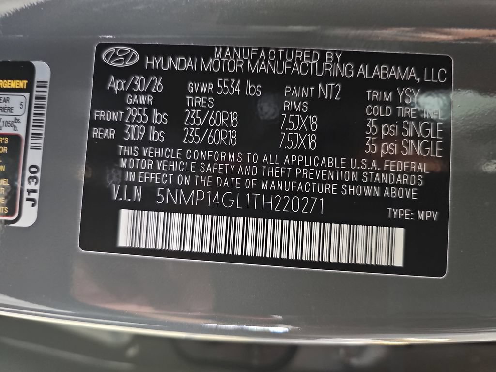New 2026 Hyundai Santa Fe SE FWD image 35