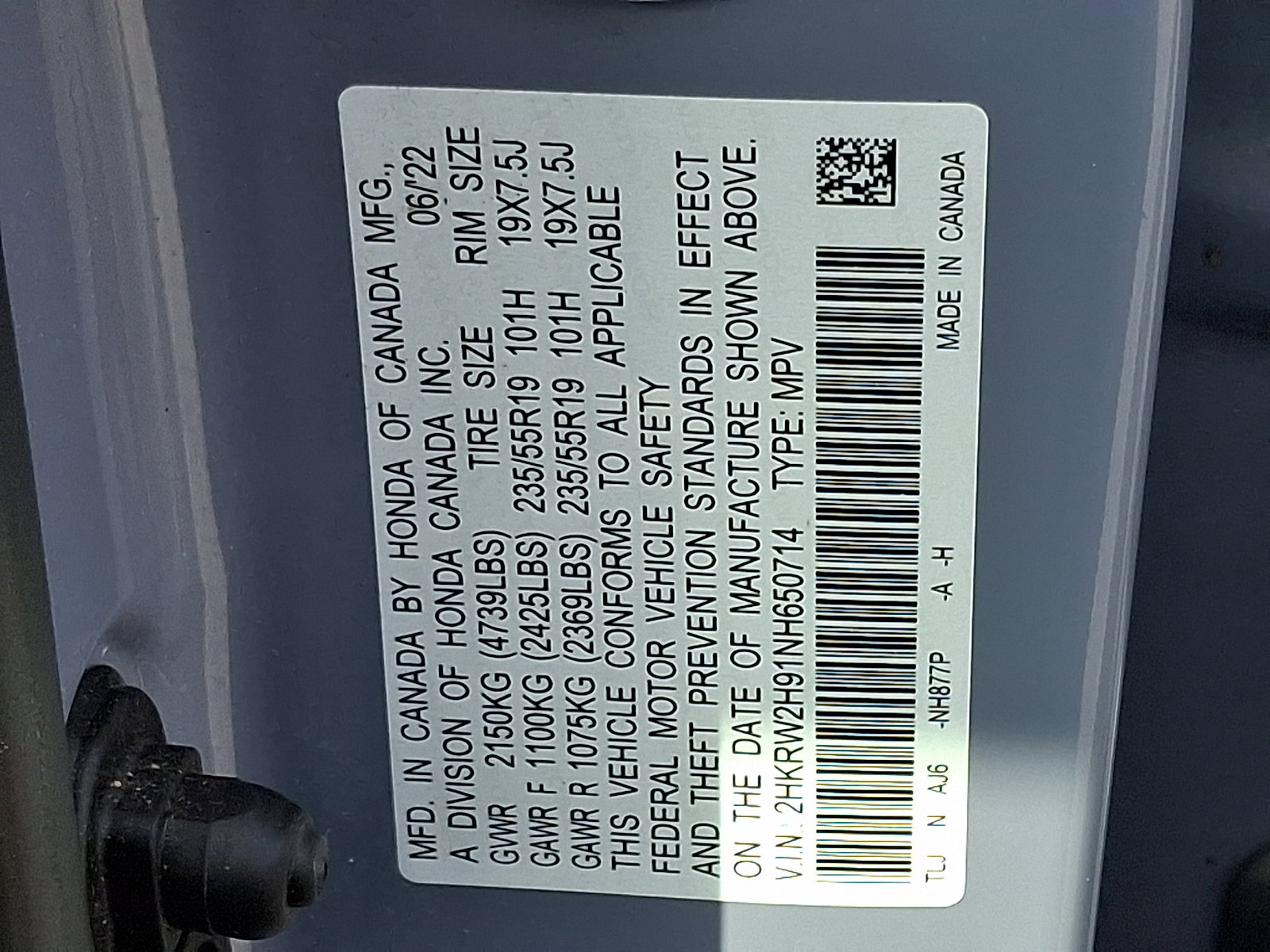 Used 2022 Honda CR-V Touring image 26