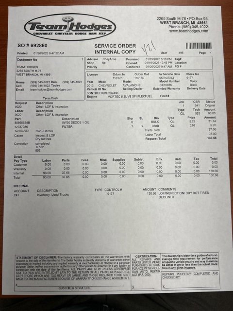 Used 2013 Chevrolet Avalanche LT image 33