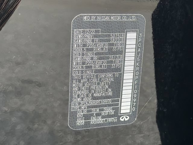 Used 2023 INFINITI QX55 Essential AWD/4WD image 35