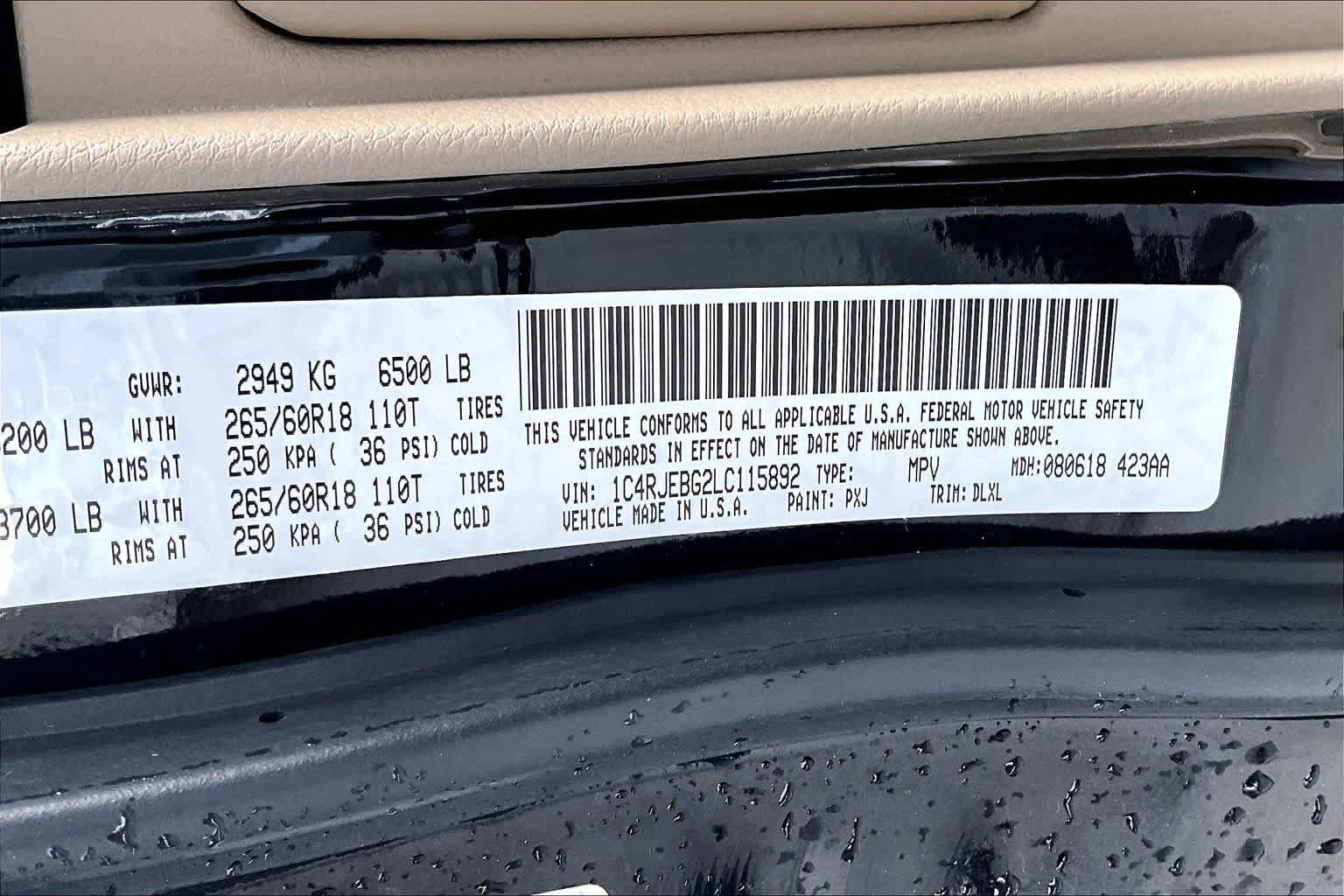 Used 2020 Jeep Grand Cherokee Limited w/ Luxury Group II RWD image 35