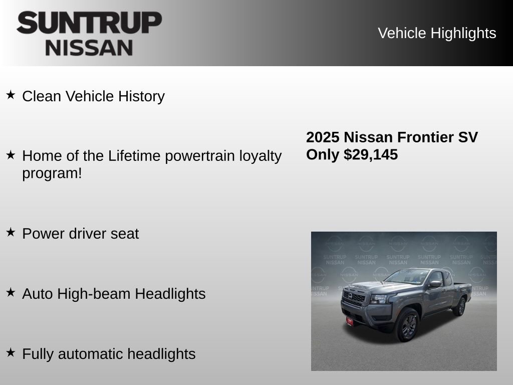 Used 2025 Nissan Frontier SV image 8