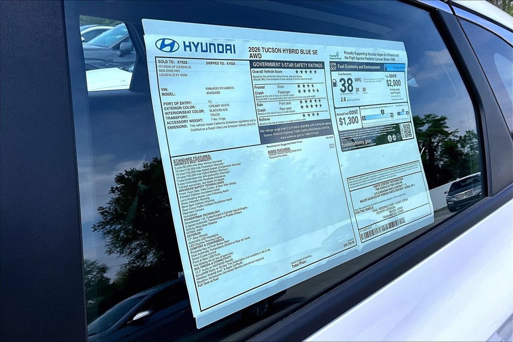 New 2026 Hyundai Tucson Blue SE AWD/4WD image 16